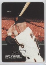 1989 Mother's Cookies San Francisco Giants Stadium Giveaway Matt Williams #12