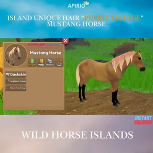 Wild Horse Islands 🧡 IUH Pearly Orange Mustang Horse🧡 SOFORTLIEFERUNG! - Bild 1 von 1
