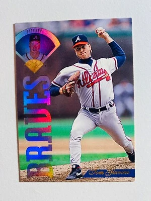 1995 LEAF #250 TOM GLAVINE NM-MT MLB BASEBALL CARD - Image 1 of 2