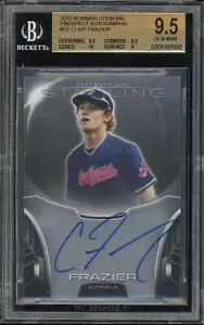 2013 Clint Frazier Bowman Sterling Prospect Autographs BGS 9.5 10 Auto #CF - Picture 1 of 3