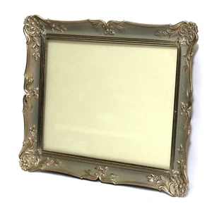 Vintage Metal Picture Frame 10X8 Ornate Scroll Grey - Picture 1 of 6