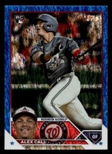 ALEX CALL 2023 Topps Update Series Blue Foilboard Rookie Card /999