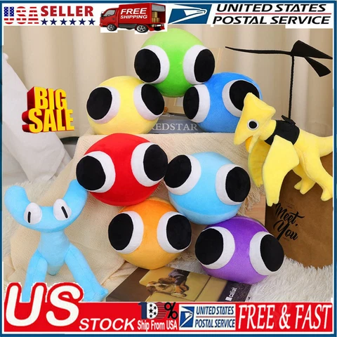 Rainbow Friends plush, red cute animal toy, 11.8" inch Kids Birthday Gift Cover