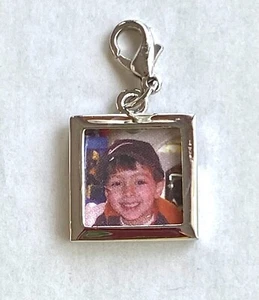 Creative Metal Insert Photo Picture Frame Charm/ pendant With clasp - Picture 1 of 2