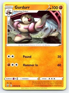 Gurdurr 074/163 Uncommon Battle Styles Pokemon Card - NM - Picture 1 of 2