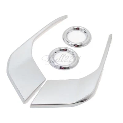 Cubierta de faro antiniebla delantero cromado para Mitsubishi ASX Outlander Sport 2016-2017 Foto 1 de 4