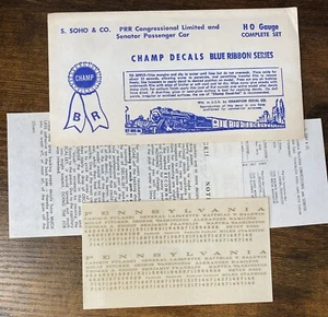 CHAMP HO BLUE RIBBON DECAL - Picture 1 of 1