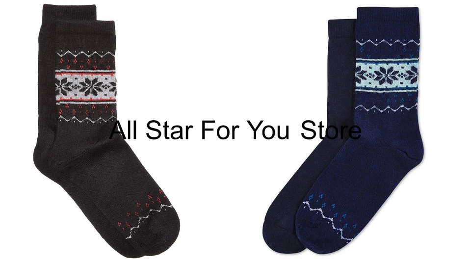 Hue Women's Boot Socks 2 Pk Fair Isle Block Boot Socks One Size - Image 1 of 1