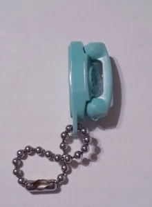 The Princess Phone Keychain Vintage 1950's Turquoise Blue  - Picture 1 of 4