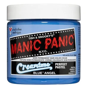 MANIC PANIC Hair Dye Semi Permanent Hair Color-Blue Angel- 4 oz - Picture 1 of 2