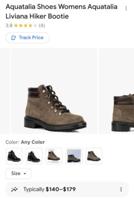 Botas Aquatalia Clarissa Gamuza/Becerro 410277 Nuevas Talla 9 M Hechas en 🇮🇹  Foto 1 de 4