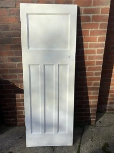 Reclaimed 1930,s One Over Three Pitch Pine/cedar Door small size - Picture 1 of 6