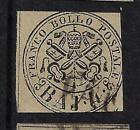 1858 ASI Stato Pontificio 4 Baj Bruno grigio Sassone 5 usato Lotto ASIV5b