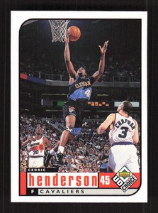 1998 UD Choice   Cedric Henderson #27 Cleveland Cavaliers