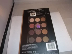 NEW L.A. Colors Eyedentity 12 Color Eyeshadow Palette New Good Natured - Picture 1 of 5