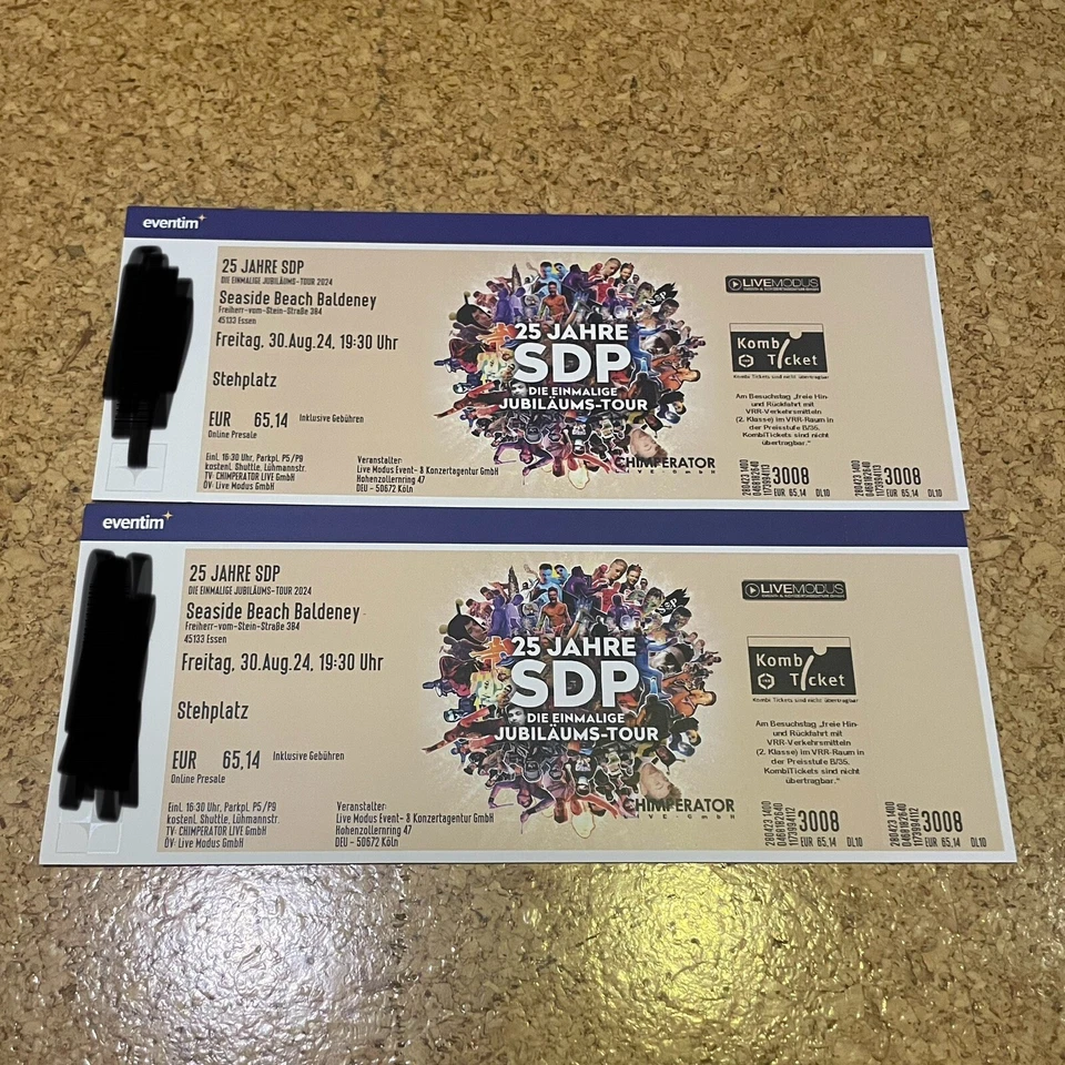 2x Tickets SDP in Essen am 30.8.24 - Bild 1 von 1