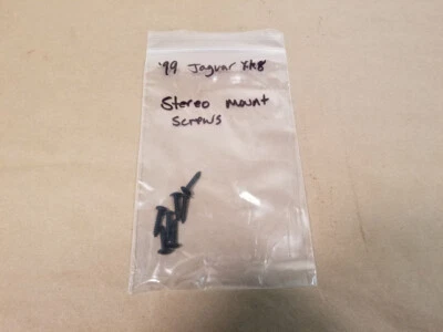 Jaguar XK8 1999 radio de tablero central tornillos de montaje estéreo OEM Foto 1 de 3