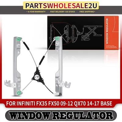 Regulador de ventana eléctrica para pasajero delantero Infiniti FX35 FX37 FX50 QX70 2014-17 Foto 1 de 4