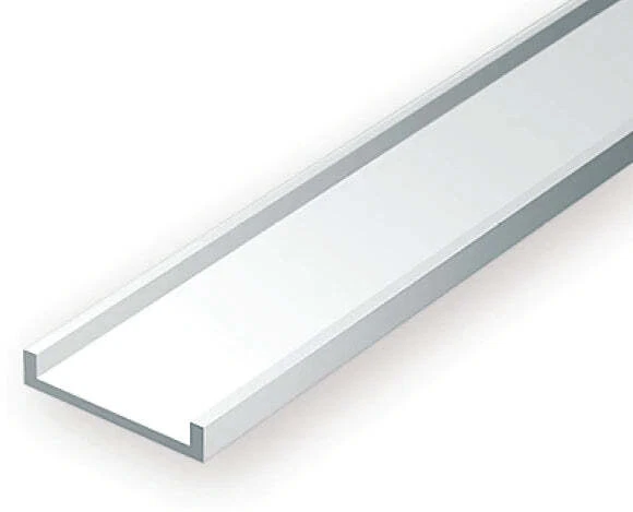 Channel .100" (4) Evg263 by Evergreen Scale Models