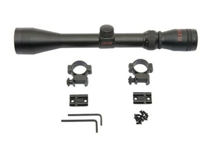 Mira telescópica mate Traditions Performance Firearms 3-9x40, anillos medianos y dos piezas B Foto 1 de 2