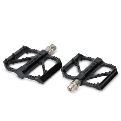 Cojinete de pedal de bicicleta cuerpo de aluminio para bicicleta de carretera BMX 9/16" pedales planos antideslizantes Foto 1 de 4