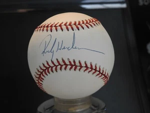 Ricky Hendersen signed Official Baseball Autogramm Auto - Bild 1 von 2