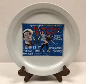 Pottery Barn 8" AN AMERICAN IN PARIS Luncheon Plate Turner Classic Movies - Picture 1 of 4