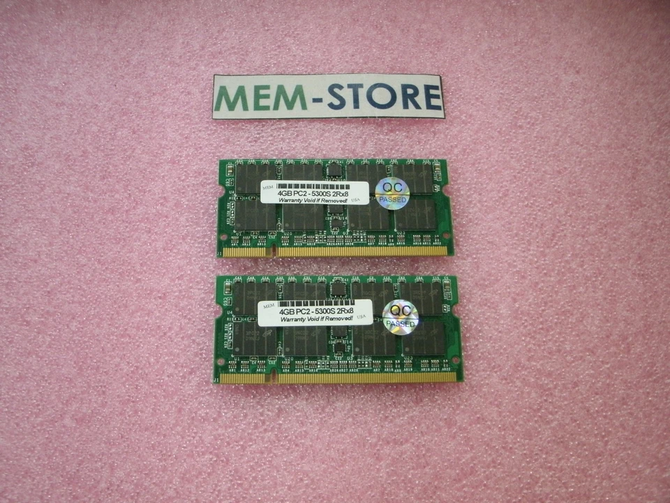 8GB 2x4GB DDR2 667Mhz PC2-5300 SODIMM Memory Dell XPS M1330 Notebook upgrade - Image 1 of 1