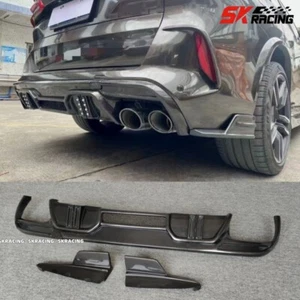 For BMW X5M F95 2020-2023 Carbon Fiber Rear Bumper Lip Diffuser Body Kits 3PC - Bild 1 von 19