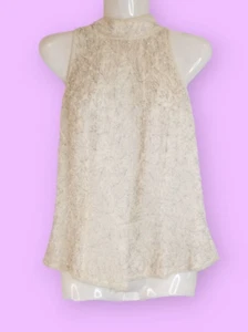 Vintage Women's Beaded Top 100% Silk Size Large Elegant Papell Boutique - Picture 1 of 5