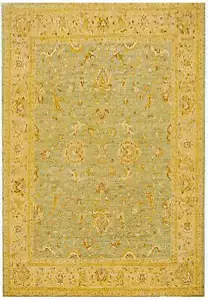14x16' Nuetral Mint Green Zigler Chobi Peshawar Rug 15451 - Picture 1 of 5