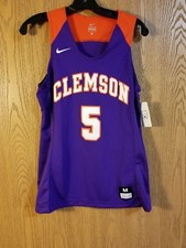 Nike Clemson Tigers #5 Sewn Women's Basketball Jersey Medium NWT
