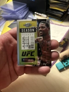 2021 UFC Kevin Holland RC #266 Optic Season Ticket Rookie - Picture 1 of 2