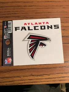 Atlanta Falcons 3 x 4" Small Static Cling - Truck Car Auto Window Decal NEW - Picture 1 of 1