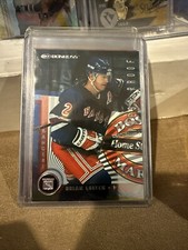 1997 98 Donruss Press Proofs Silver 1/2000 Brian Leetch New York Rangers