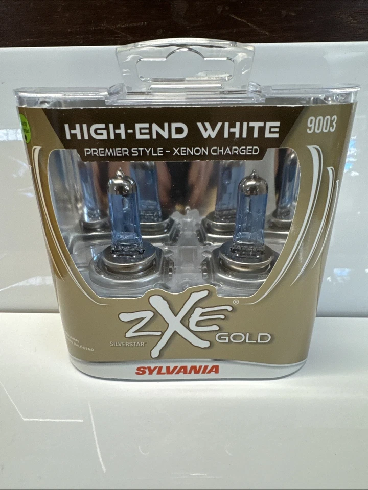 Sylvania H4 9003 SilverStar ZXE GOLD 9003SZG.BP2 - Image 1 of 4