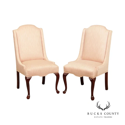 Pennsylvania House Cameo 90 Collection Queen Anne Pair of Host Dining Chairs Cover