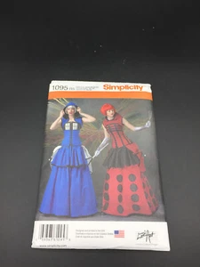 Simplicity 1095 Dr Who Tardis Dalek Costume Pattern Pick Your Size - Picture 1 of 2