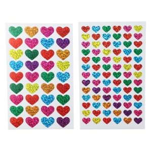 Heart-shaped Colorful Decorative Love Stickers For Scrapbooking Embellishment - Picture 1 of 8