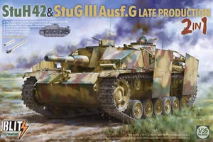 Takom 1/35 Takom StuH42/StuG III Ausf G Late Production Tank (2 in 1) - Picture 1 of 1