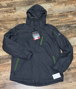 Zeroxposur Gray Men's Small All Weather Insulated Detachable Hood Jacket NWT - Picture 1 of 3