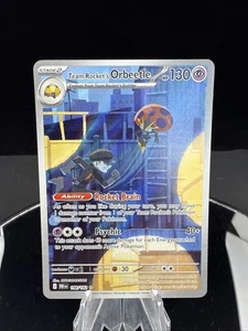 Team Rocket's Orbeetle 198/182 Sv10 Destined Rivals Full Art Holo M/NM - Picture 1 of 2