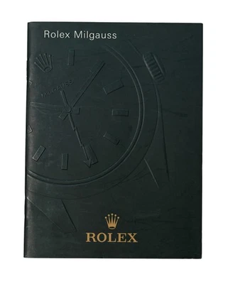 Auténtico Rolex 2008 Milgauss Manual Folleto (Inglés) Inglés Ref: 605.32! (S264) Foto 1 de 4