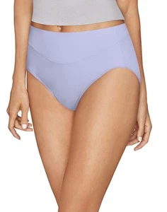 Hanes Women's Microfiber Smoothing Hi-Cut Underwear, 6-Pack - Picture 1 of 6