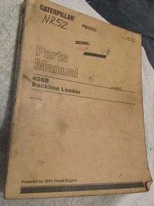 OEM Factory CAT Caterpillar 426B Backhoe Loader Parts Manual Catalog SEBP1981-01 - Picture 1 of 8