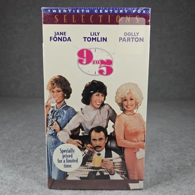 9 to 5 1980 VHS 1995 Jane Fonda Lily Tomlin Dolly Parton New Sealed - Image 1 of 3