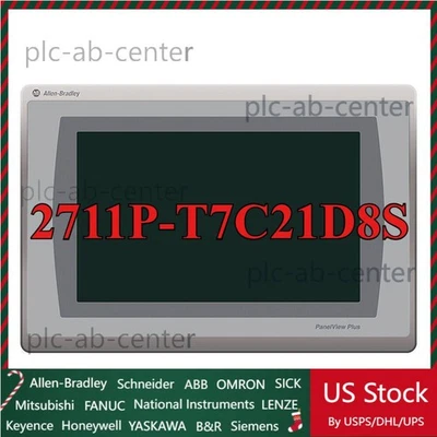 2711P-T7C21D8S SER D Allen-Bradley HMI Panelview Plus 7 Terminal Sealed new! - Image 1 of 4