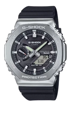 Casio G-Shock G-Steel Solar Bluetooth Black Dial Men's Watch GBM-2100-1A SD - image 1 of 2