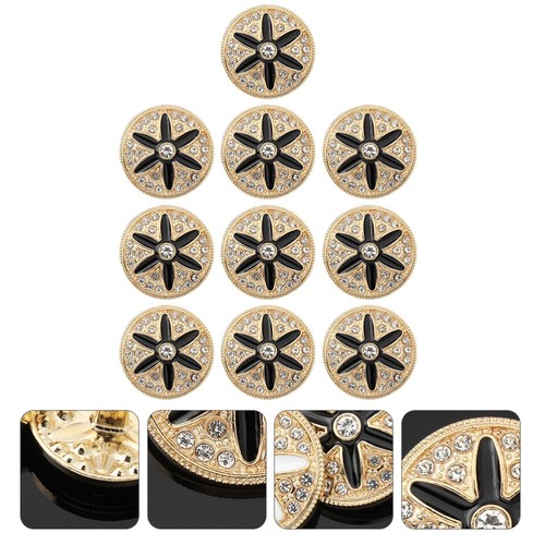 VETEMENTS Abbigliamento Bling Bottone Strass Cappotto Bottoni Strass Perline