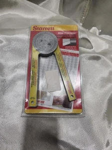 Starrett 505P-7 Dial Reading Miter Protractor, 7" Plastic - Picture 1 of 2